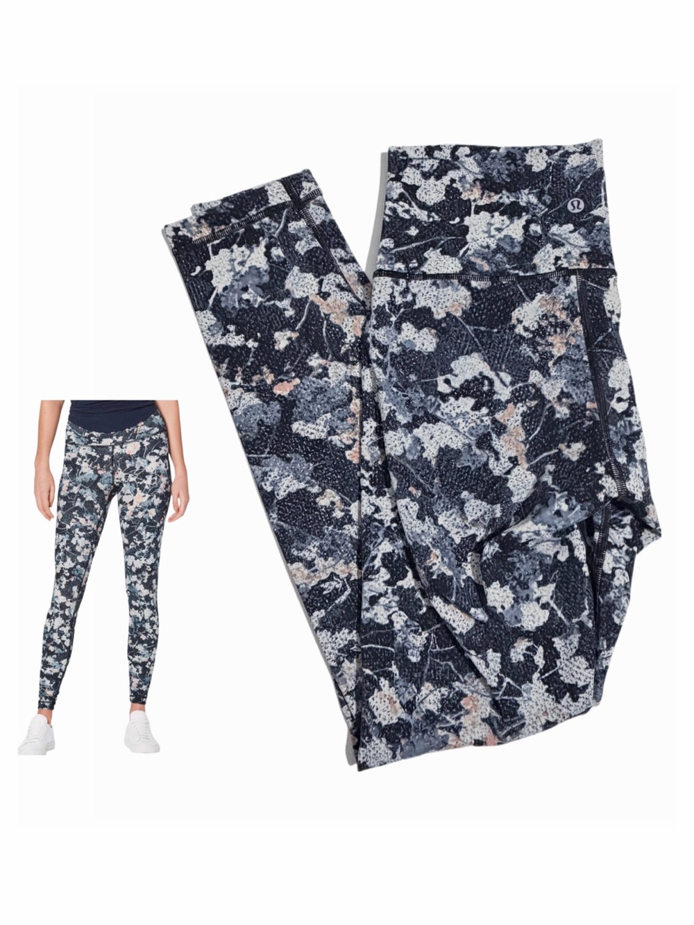 Lululemon Wunder Under Hi-Rise Tight 28" Spring Bloom Multi Size 6